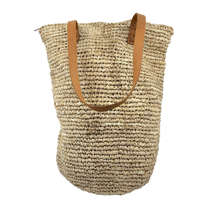 Oversized Seagrass Beach Tote Bag